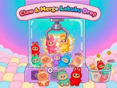 Logħba Claw & Merge Labubu Drop onlajn