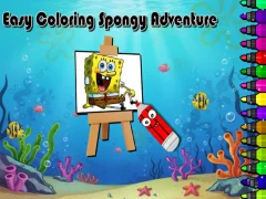 Logħba Easy Coloring Spongy Adventure onlajn