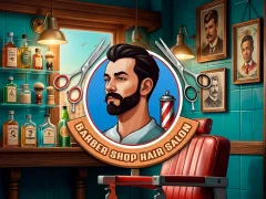 Logħba Barber Shop Hair Salon Sim onlajn