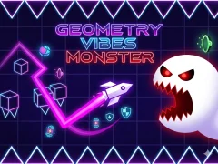 Logħba Geometry Vibes Monster onlajn