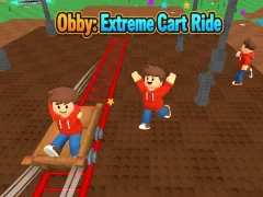 Logħba Obby: Extreme Cart Ride onlajn