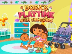 Logħba Dora the Explorer Dora's Playtime with the Twins onlajn
