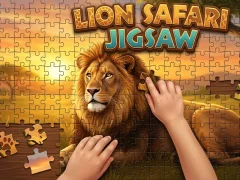 Logħba Lion Safari Jigsaw onlajn