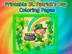 Logħba Printable St Patricks Day Coloring Pages onlajn