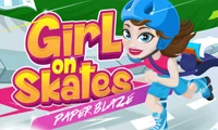 Logħba Girl on Skates Paper Blaze onlajn