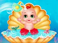 Logħba Mermaid Baby Care onlajn
