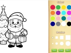 Logħba Christmas Coloring Book For Kids onlajn