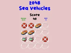 Logħba 2048 Sea Vehicles onlajn