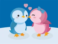 Logħba Cute Penguin Puzzle onlajn