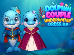 Logħba Dolphin Couple Underwater Dress Up onlajn