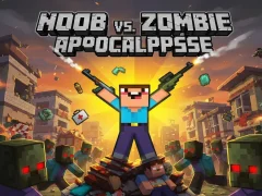 Logħba Noob vs Zombie Apocalypse onlajn
