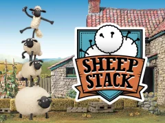 Logħba Shaun The Sheep Sheep Stack onlajn