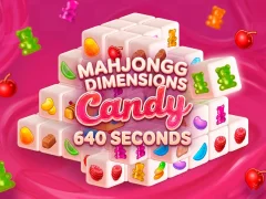 Logħba Mahjongg Dimensions Candy 640 seconds onlajn
