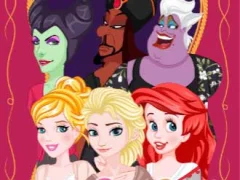 Logħba Princess vs Villain Face Swap onlajn