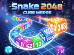 Logħba Snake 2048: Cube Merge onlajn