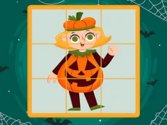 Logħba Halloween Puzzles onlajn
