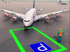 Logħba Air Plane Parking 3d onlajn