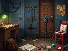 Logħba Menacing Zombie Escape onlajn