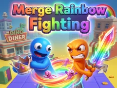 Logħba Merge Rainbow Fighting onlajn