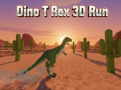 Logħba Dino T Rex 3D Run onlajn