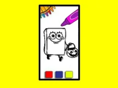 Logħba SpobgeBob Halloween Coloring Book onlajn