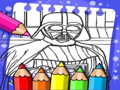 Logħba Darth Vader Coloring Book onlajn