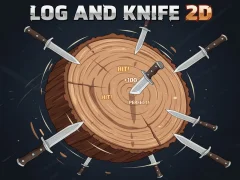 Logħba Log And Knife 2D onlajn