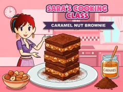 Logħba Sara`s Cooking Class Caramel Nut Brownie onlajn