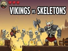 Logħba Vikings Vs Skeletons onlajn