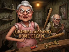 Logħba Grandpa And Granny Home Escape onlajn