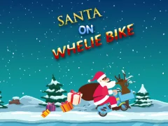 Logħba Santa On Wheelie Bike onlajn