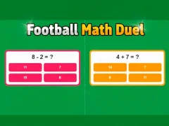Logħba Football Math Duel onlajn