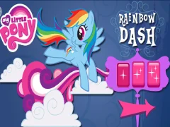 Logħba Rainbow Dash's Cloud Bump onlajn
