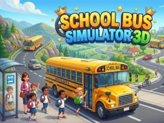 Logħba School Bus Simulator 3D onlajn