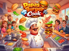 Logħba Papas Burger Cook onlajn