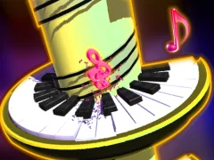 Logħba Ball Jump Piano Tile onlajn