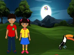 Logħba Siblings Escape From Dark Forest onlajn