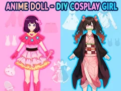 Logħba Anime Doll - DIY Cosplay Girl onlajn