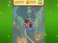 Logħba Halloween Witch Memory Match onlajn