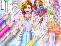 Logħba Wedding Coloring Dress Up onlajn