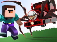 Logħba Noob vs Spider Train onlajn