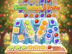 Logħba Tiles: Collect 3 fruits onlajn