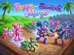 Logħba Poppy And Glamrock Merge onlajn