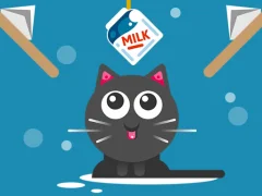 Logħba The Cat Drink Milk onlajn