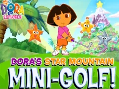 Logħba Dora The explorer Dora's Star Mountain Mini-Golf onlajn