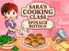 Logħba Sara’s Cooking Class Spinach Rotolo onlajn