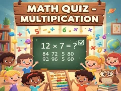 Logħba Math Quiz - Multiplication onlajn
