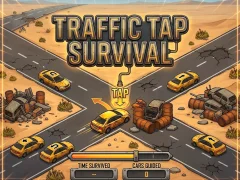 Logħba Traffic Tap Survival onlajn