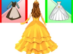 Logħba Princess Dress Up Run onlajn
