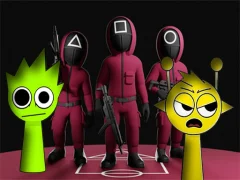 Logħba Squid Game Sprunki FNF Battle onlajn